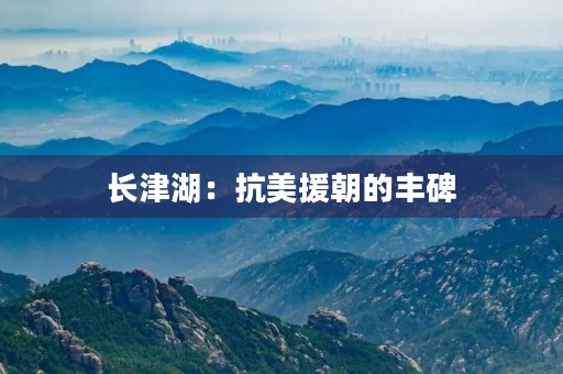 长津湖:抗美援朝的丰碑 长津湖:抗美援朝的丰碑