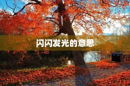 闪闪发光的意思(闪闪发光的意思)