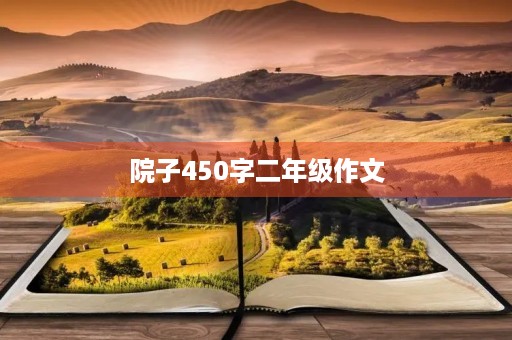 院子450字二年级作文