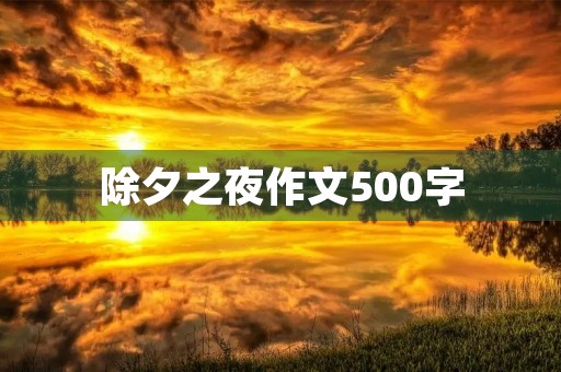 除夕之夜作文500字