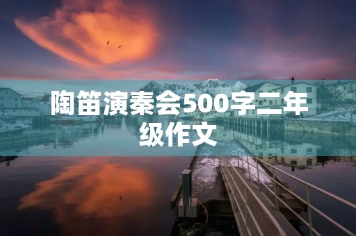 陶笛演秦会500字二年级作文