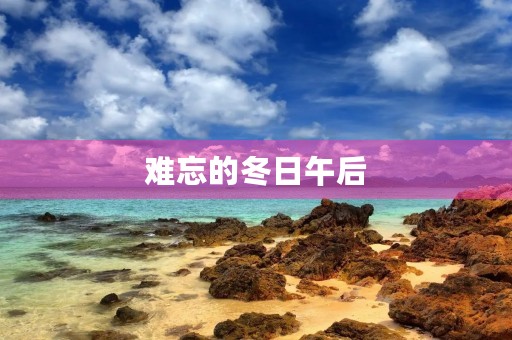 难忘的冬日午后