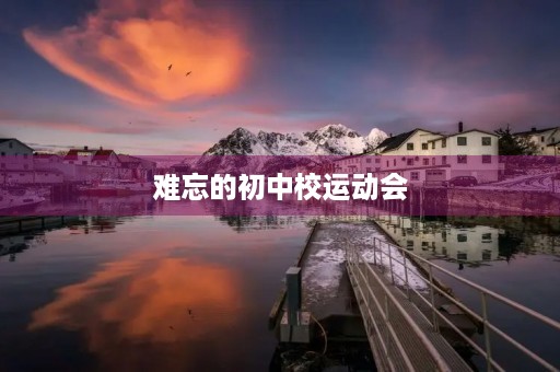 难忘的初中校运动会