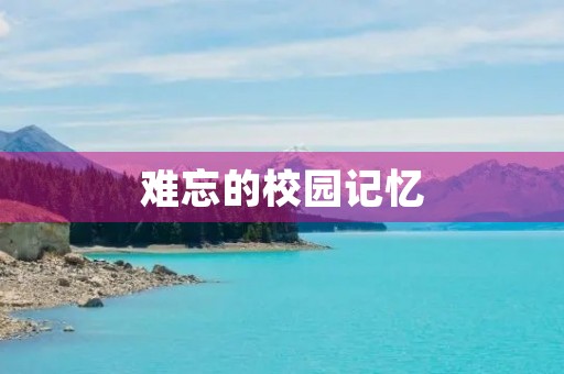 难忘的校园记忆