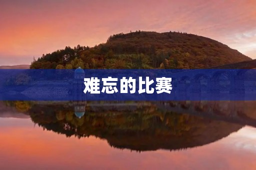 难忘的比赛 难忘的比赛