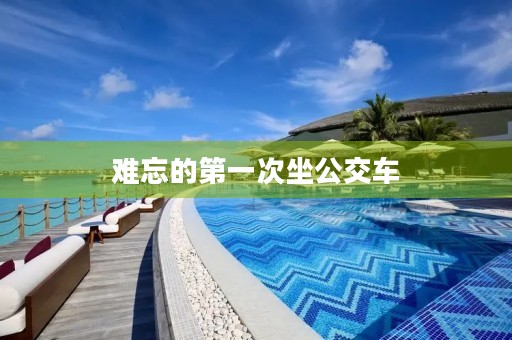 难忘的第一次坐公交车 难忘的第一次坐公交车
