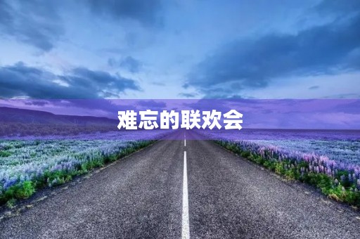 难忘的联欢会