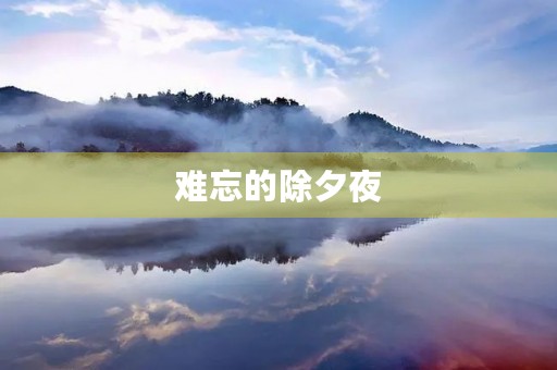 难忘的除夕夜 难忘的除夕夜