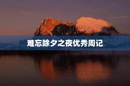 难忘除夕之夜优秀周记