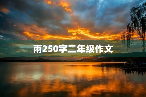 雨250字二年级作文 雨250字二年级作文