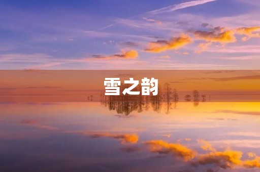 雪之韵 雪之韵