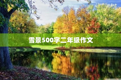 雪景500字二年级作文 雪景500字二年级作文