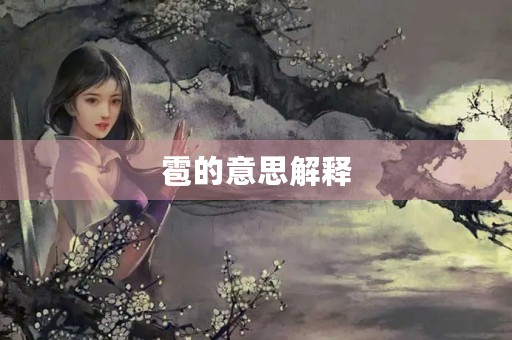 雹的意思解释(雹组词)