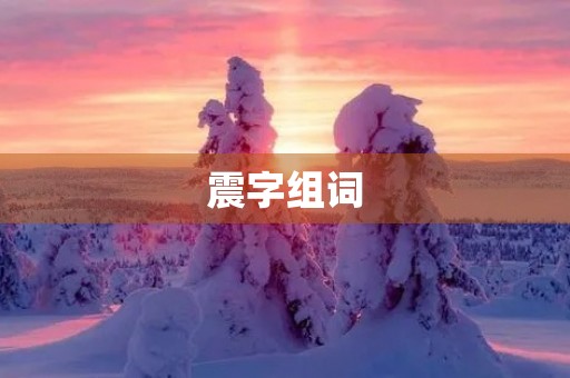 震字组词(震的组词) 震字组词(震的组词)