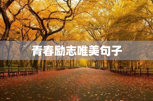 青春励志唯美句子,青春励志唯美句子摘抄 青春励志唯美句子,青春励志唯美句子摘抄