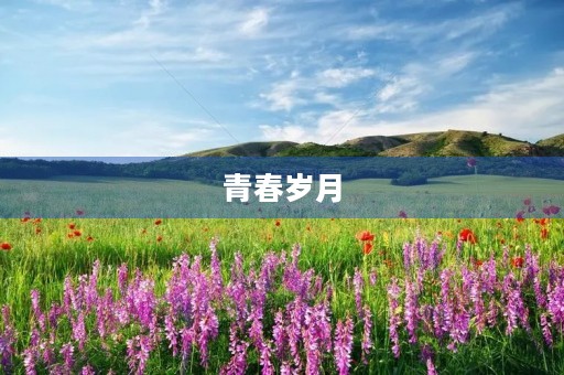 青春岁月，留下不一样的我