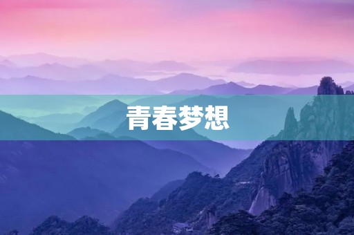 青春梦想，共筑未来