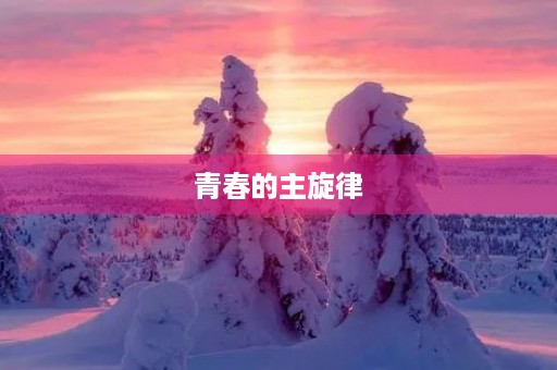 青春的主旋律 青春的主旋律