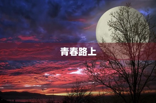 青春路上,我们一路前行 青春路上,我们一路前行