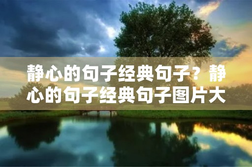 静心的句子经典句子？静心的句子经典句子图片大全