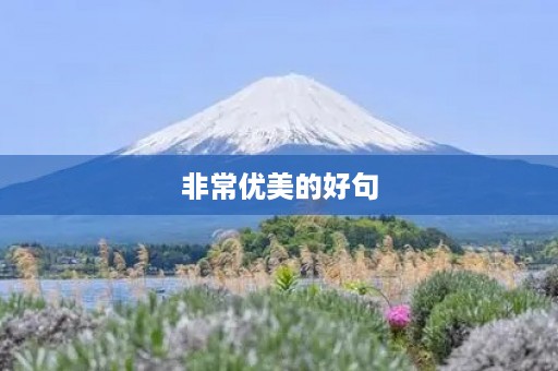非常优美的好句,非常优美的好句子 非常优美的好句,非常优美的好句子