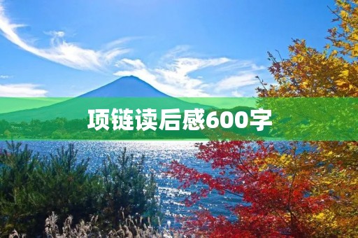 项链读后感600字