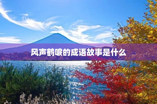 风声鹤唳的成语故事是什么