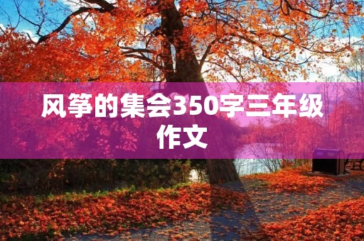 风筝的**350字三年级作文