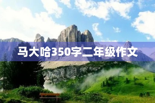马大哈350字二年级作文