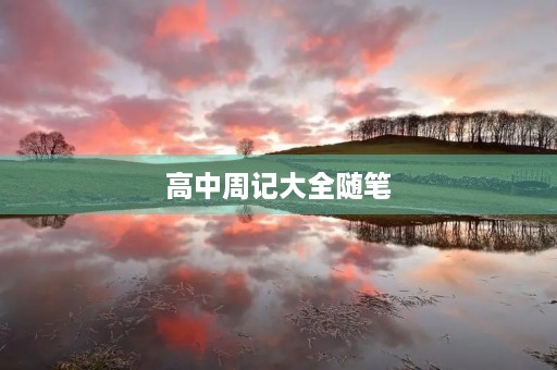 高中周记大全随笔