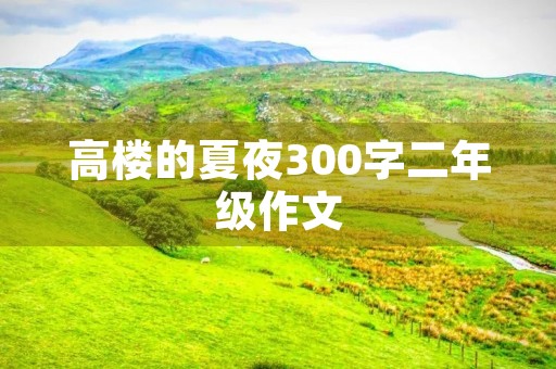 高楼的夏夜300字二年级作文 高楼的夏夜300字二年级作文