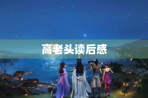 高老头读后感