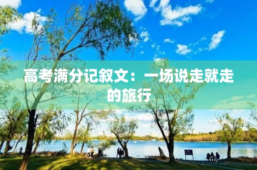 高考满分记叙文：一场说走就走的旅行