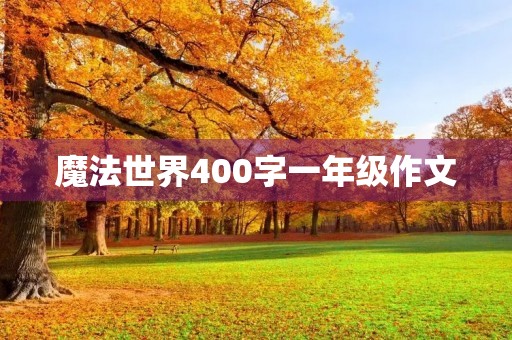魔法世界400字一年级作文