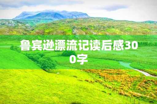 鲁宾逊漂流记读后感300字