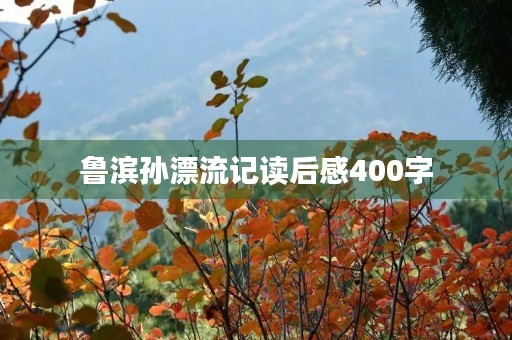 鲁滨孙漂流记读后感400字 鲁滨孙漂流记读后感400字