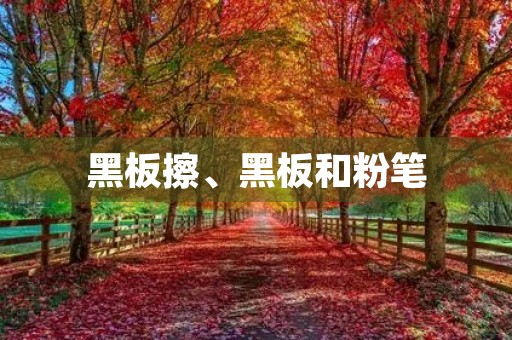 黑板擦、黑板和粉笔 黑板擦、黑板和粉笔