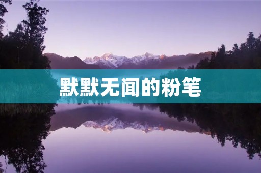 默默无闻的粉笔