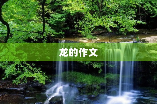 龙的作文 龙的作文