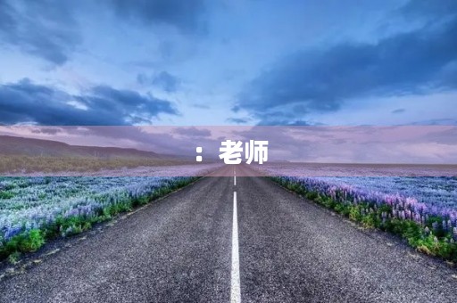 :老师,我想对您说 :老师,我想对您说