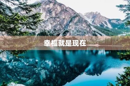 幸福就是现在 幸福就是现在