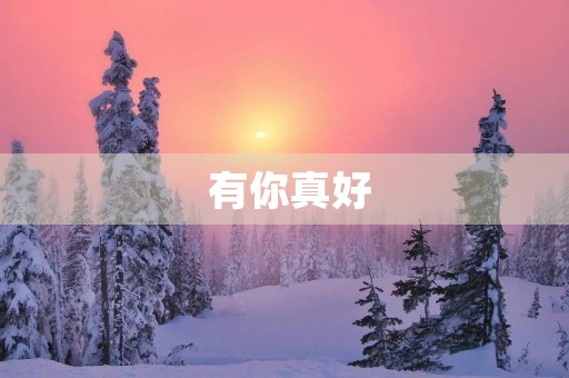 有你真好