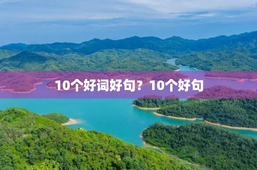 10个好词好句？10个好句