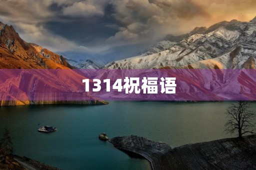 1314祝福语