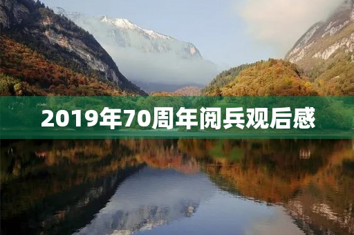 2019年70周年阅兵观后感
