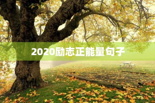 2020励志正能量句子(2020励志正能量句子简短)
