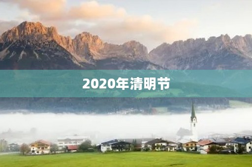 2020年清明节，我们的祭扫方式有了新变化