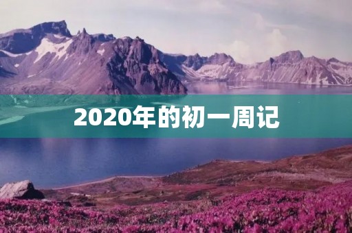 2020年的初一周记 2020年的初一周记
