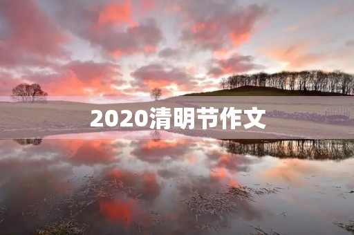 2020清明节作文 2020清明节作文