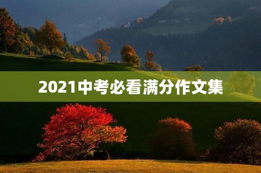 2021中考必看满分作文集 2021中考必看满分作文集